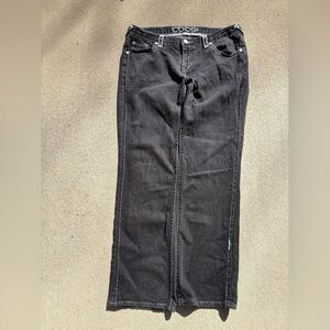 Women’s designer COOGI black denim jeans! SIZE 17/18
